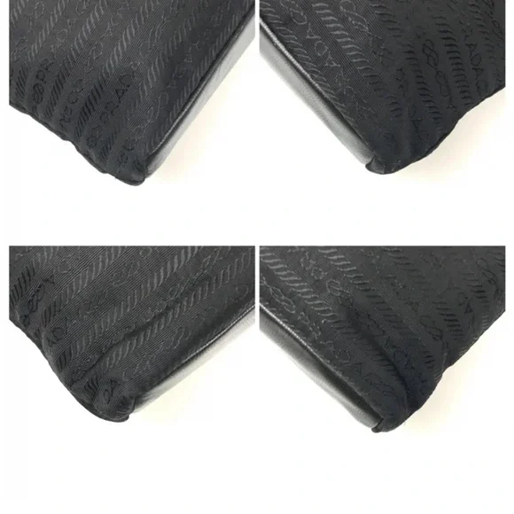 PRADA Panier handbag - black with dust bag - Picture 5 of 9